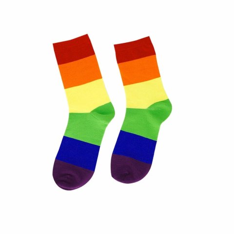 Pride Skarpetki Tęczowe LGBT S/M Komfortowa Tkanina Elastyczna