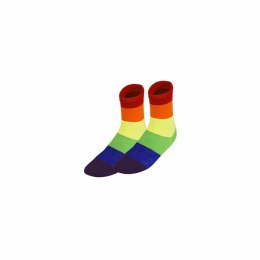 Pride Skarpetki Tęczowe LGBT S/M Komfortowa Tkanina Elastyczna