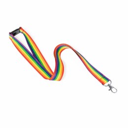 Pride Smycz Tęczowa 90x5 cm - Wytrzymała Taśma Do Kluczy i Identyfikatorow