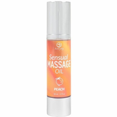 Secret Play Olejek do Masażu Brzoskwiniowy 50 ml - Delikatny Aromat
