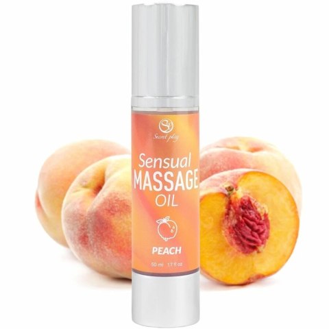 Secret Play Olejek do Masażu Brzoskwiniowy 50 ml - Delikatny Aromat