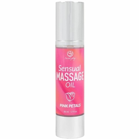 Secret Play Olejek do Masażu Płatki Roży 50ml - satynowa pielęgnacja