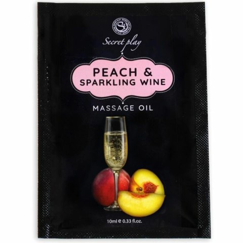 Secret Play Olejek do masażu Brzoskwinia & Wino Musujące 10ml