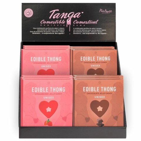 Secret Play STRINGI JADALNE Truskawkowe Unisex Serce Elastyczne