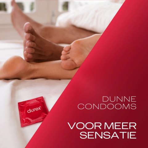 Durex Thin Feel Ultra Thin - prezerwatywy cienkie 144 sztuki Durex Thin Feel Ultra Thin - prezerwatywy cienkie 144 sztuki