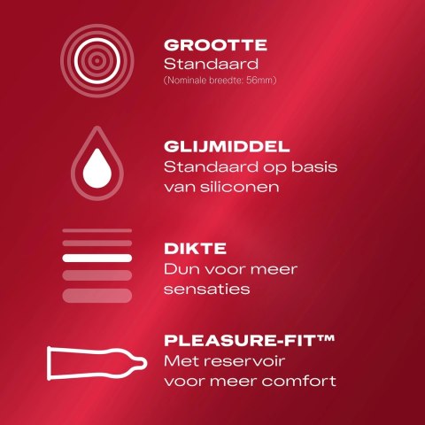 Durex Thin Feel Ultra Thin - prezerwatywy cienkie 144 sztuki Durex Thin Feel Ultra Thin - prezerwatywy cienkie 144 sztuki