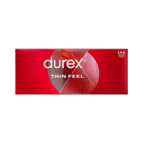 Durex Thin Feel Ultra Thin - prezerwatywy cienkie 144 sztuki Durex Thin Feel Ultra Thin - prezerwatywy cienkie 144 sztuki