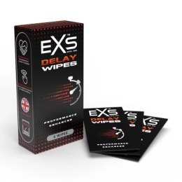 EXS Delay Wipes 6 sztuk - chusteczki z ekstraktem roślinnym nawilżające
