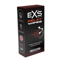 EXS Delay Wipes 6 sztuk - chusteczki z ekstraktem roślinnym nawilżające