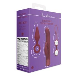 Loveline Zestaw Prezentowy 3-elementowy - Mini Wibrator, Kulki, Korek
