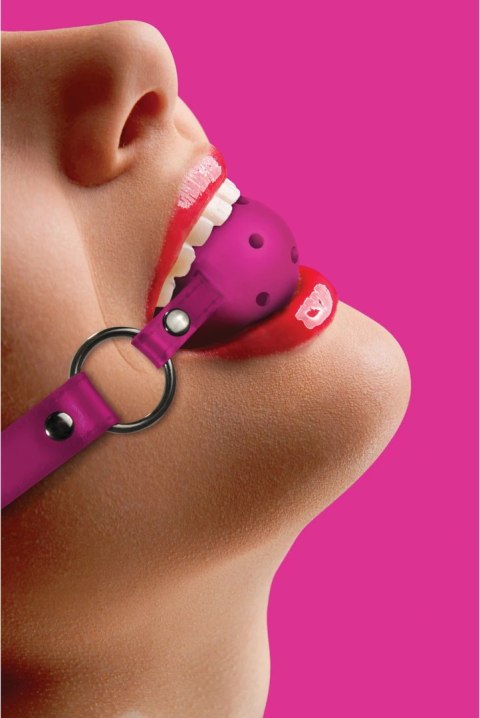 Ouch! Ball Gag czarny - regulowany pasek, miękka kula, uniwersalny rozmiar Ouch! Ball Gag czarny - regulowany pasek, miękka kula, uniwersalny rozmiar