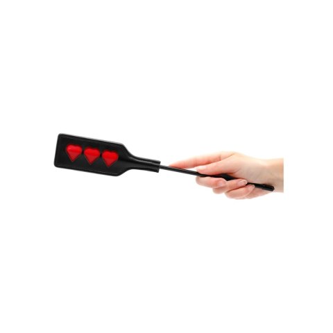 Ouch! Skorzana packa w kształcie serca - model Heart Paddle, czerwona Ouch! Skorzana packa w kształcie serca - model Heart Paddle, czerwona