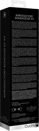 Ouch! by Shots Zestaw Bondage #3 - Maska, Kajdanki, Łopatka
