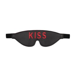 Ouch! by Shots maska na oczy KISS skorzana opaska czerwona