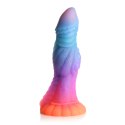 XR Brands Galactic Alien silikonowy model świecący, brokatowy, przyssawka