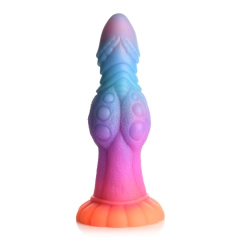 XR Brands Galactic Alien silikonowy model świecący, brokatowy, przyssawka XR Brands Galactic Alien silikonowy model świecący, brokatowy, przyssawka