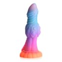 XR Brands Galactic Alien silikonowy model świecący, brokatowy, przyssawka