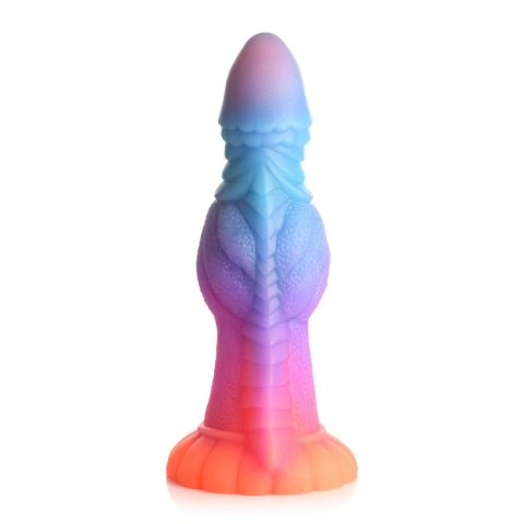 XR Brands Galactic Alien silikonowy model świecący, brokatowy, przyssawka XR Brands Galactic Alien silikonowy model świecący, brokatowy, przyssawka