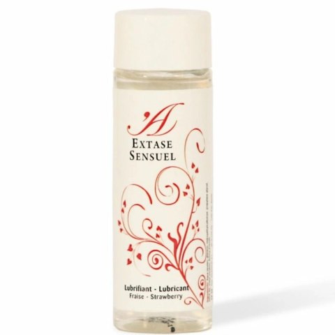 Extase Sensual Lubrykant Truskawkowy 100 ml - Wodna Formuła, Jedwabista Tekstura