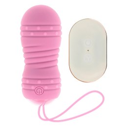 OHMAMA Jajko obrotowe 7 trybow pilot rożowe silikon 8cm USB