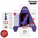 ONINDER CUTE Fioletowa Zatyczka Wibrująca Rozszerzająca z Aplikacją