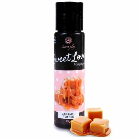 SecretPlay Sweet Love Żel nawilżający jadalny karmel 60ml airless