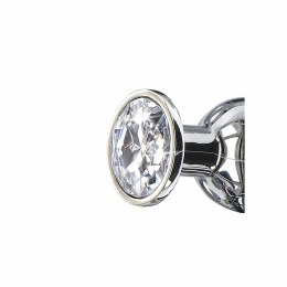 TOYJOY Diamond Bum Bijou Small - aluminiowy model z kryształem srebrnym