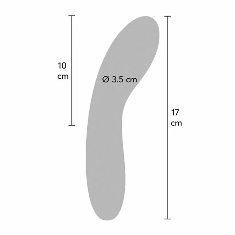 TOYJOY Luminate Light fioletowy model z podświetleniem LED, 17 cm