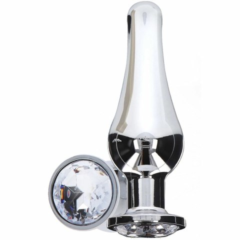ToyJoy Diamond Bum Bijou Large - Aluminiowy model z ozdobą kryształową
