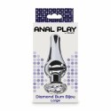 ToyJoy Diamond Bum Bijou Large - Aluminiowy model z ozdobą kryształową