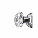 ToyJoy Diamond Bum Bijou Średni korek aluminiowy ze srebrnym kryształem 11 cm