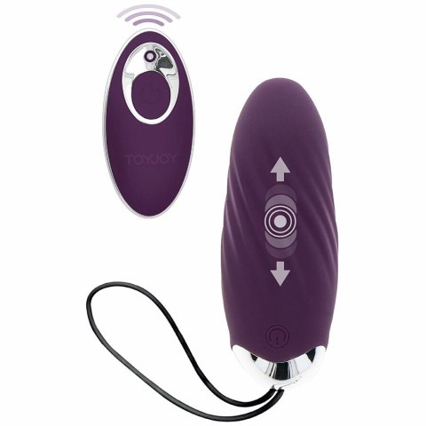 ToyJoy Knock Knock Eggstavagant jajo intymne z pilotem fioletowe
