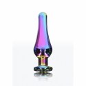ToyJoy Twilight Bum Bijou Medium - aluminiowy korek z kolorowym kryształem