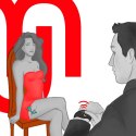 WatchMe Zegarek Sterujący Bezprzewodowy Czarny-Miedziany IPX7