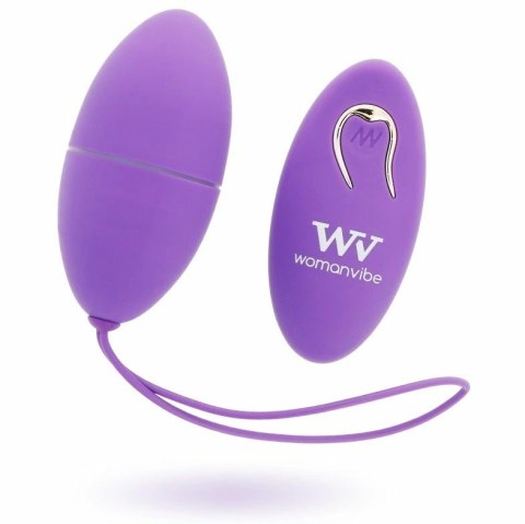 Womanvibe Alsan Egg zdalne sterowanie, silikon fioletowy, 12 trybow