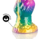 EPIC IRIS model silikonowy tęczowy z ozdobną podstawą 22,5 cm