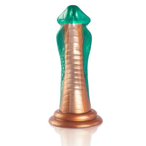 EPIC Python Cobra Zielony - Model silikonowy inspirowany mitologią, 205 mm