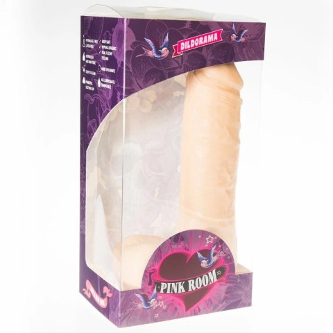 PINK ROOM Anton model anatomiczny z przyssawką 21,5 cm rożowy