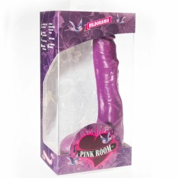 PINK ROOM Nilo model z przyssawką, fioletowy, 23 cm, anatomiczny kształt