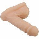 PRETTY LOVE Wildon model elastyczny 10 cm naturalny TPR z przyssawką