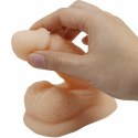 PRETTY LOVE Wildon model elastyczny 10 cm naturalny TPR z przyssawką