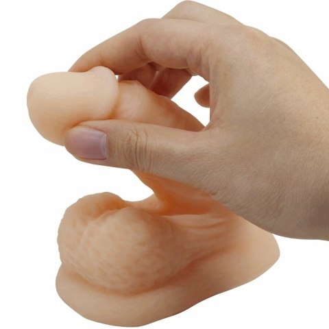 PRETTY LOVE Wildon model elastyczny 10 cm naturalny TPR z przyssawką
