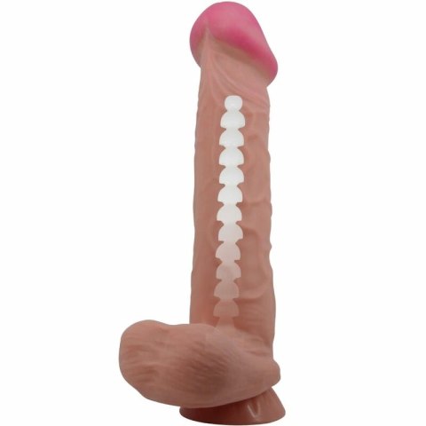 Pretty Love Sliding Skin model anatomiczny z przyssawką brązowy 26 cm