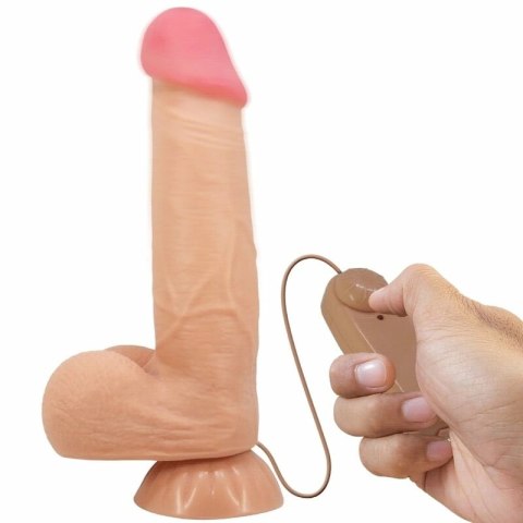 Pretty Love Sliding Skin - model z pilotem i przyssawką 21,8 cm, kolor naturalny