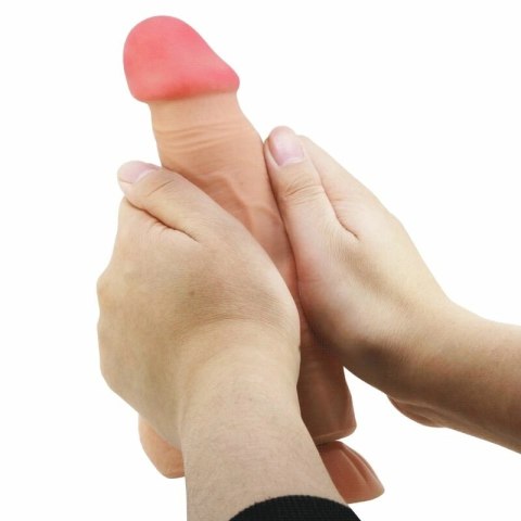 Pretty Love Sliding Skin - model z pilotem i przyssawką 21,8 cm, kolor naturalny