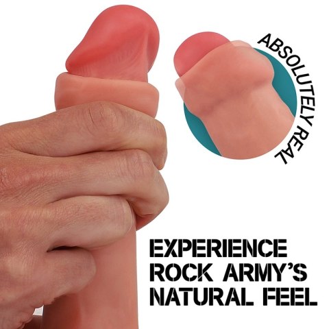 Rockarmy Liquid Silicone Fox 19 cm - model silikonowy z przyssawką