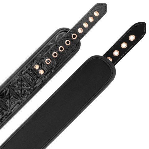 BEGME Black Edition kołnierz z neoprenu z łańcuszkiem i zaciskami, regulowany