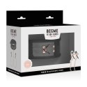 BEGME Black Edition kołnierz z neoprenu z łańcuszkiem i zaciskami, regulowany