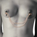 Coquette Chic Desire Fantasy - Metalowe zaciski na sutki z łańcuszkiem, nikiel-free