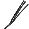 Darkness Bicz Bondage 210 cm Czarny - Wytrzymały Skorzany Model z Uchwytami